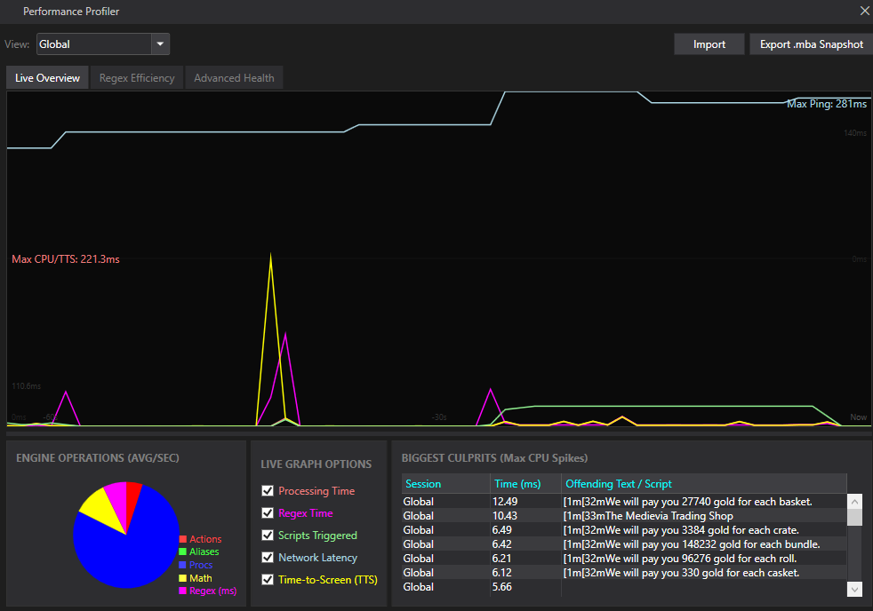 Performance Profiler